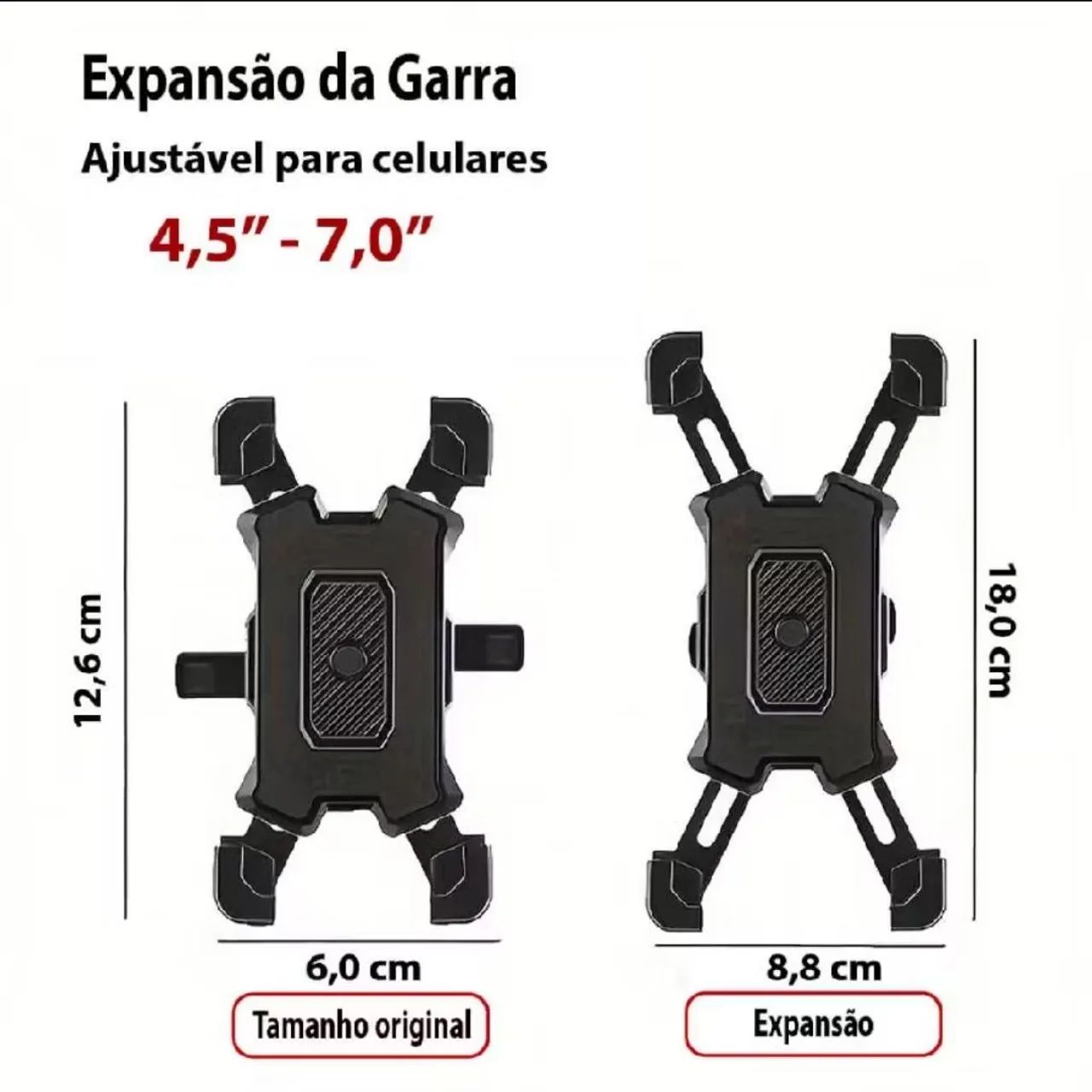 Suporte de Celular para Moto e Bicicleta -040 - Foto 2