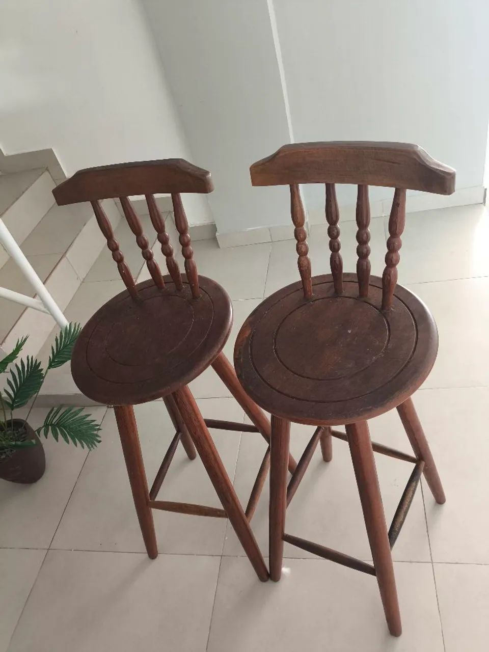 Banquetas de Madeira 