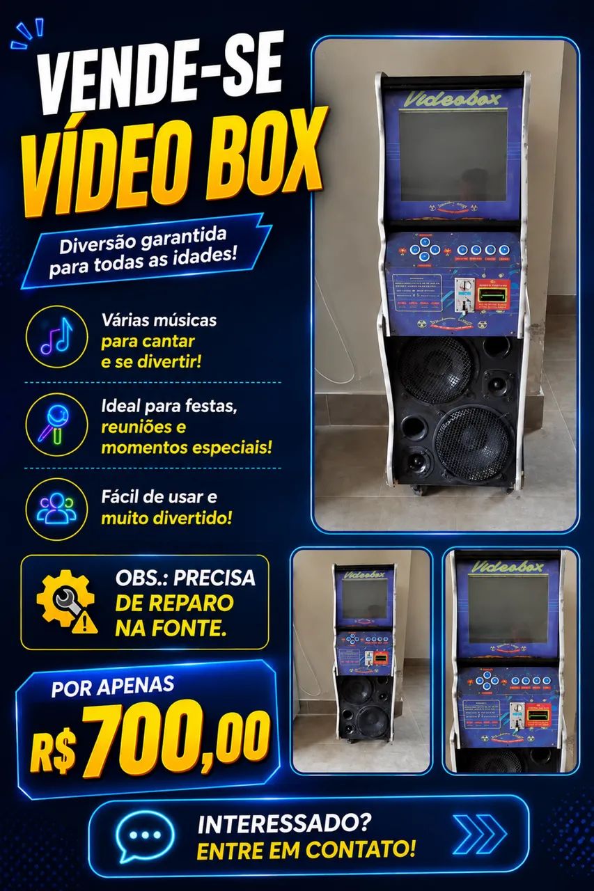 Vende se caixa Video Box