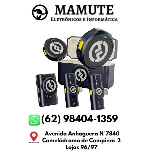 Microfone Lapela  Hollyland Lark M2 Original Combo USB-C / Lightning