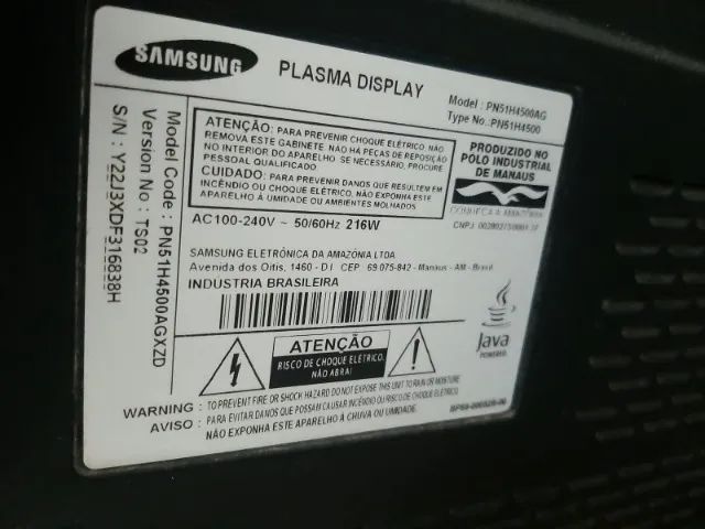 TV Samsung Plasma 51 Polegadas - Foto 2