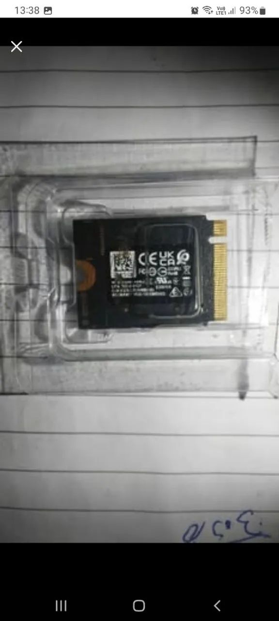 Ssd NVME 512gb 