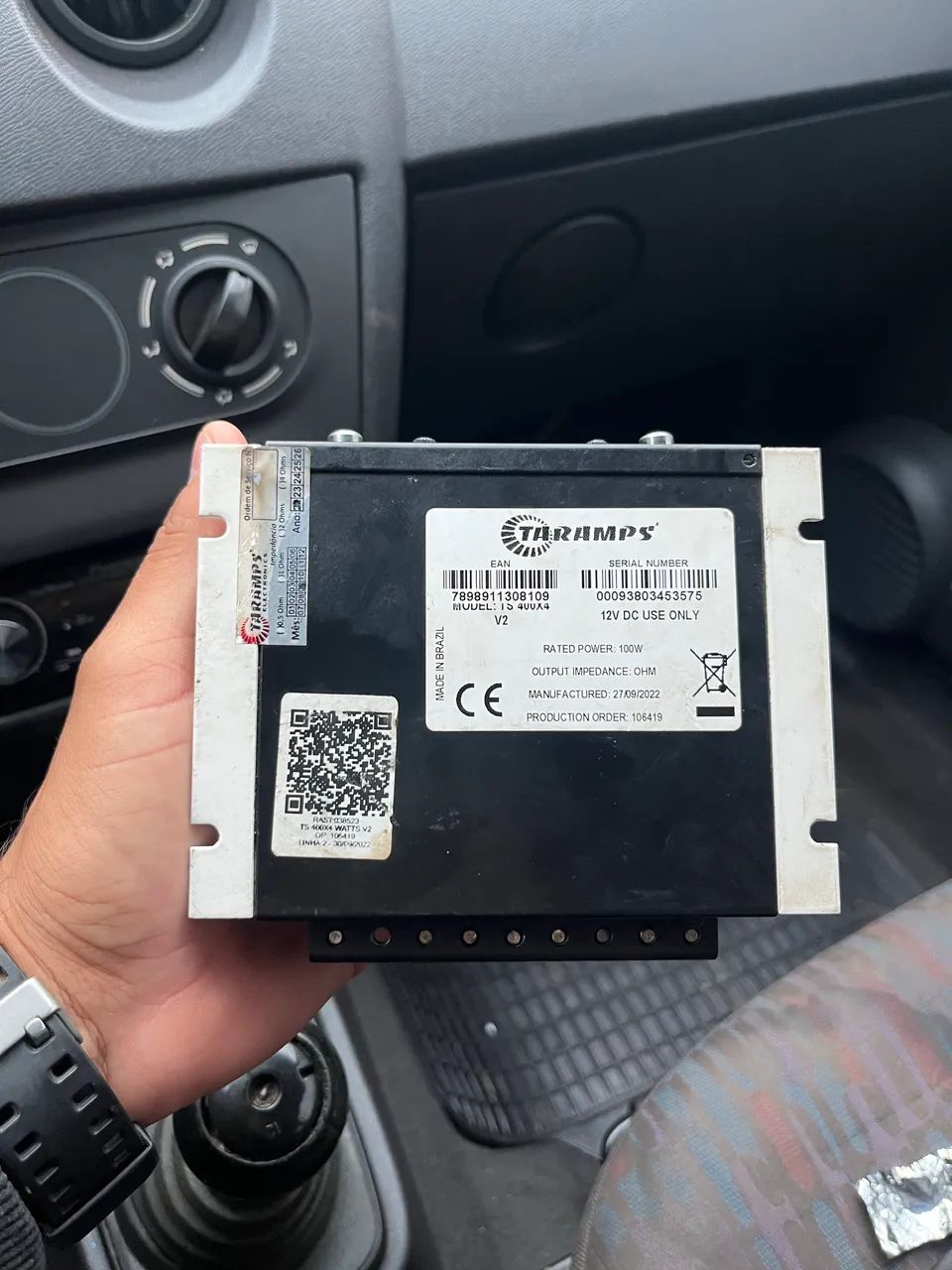 TARAMPS TS400x4 usada - Peças para carros, vans e utilitários