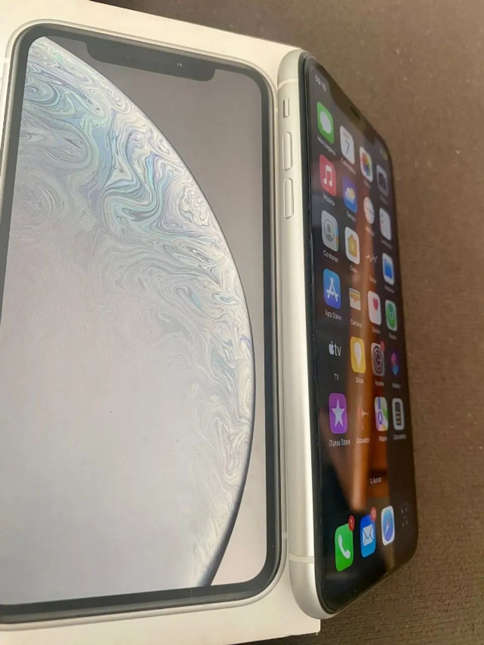 iPhone XR 64 GB Branco - Muito conservado - Foto 4