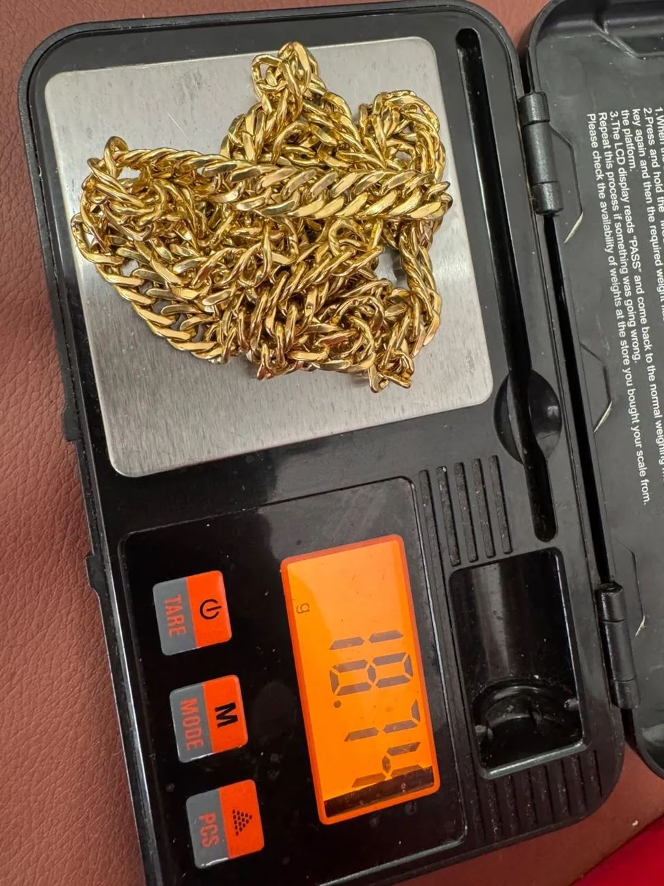 Corrente Groumet de ouro 18k procedência garantia eterna - Foto 5