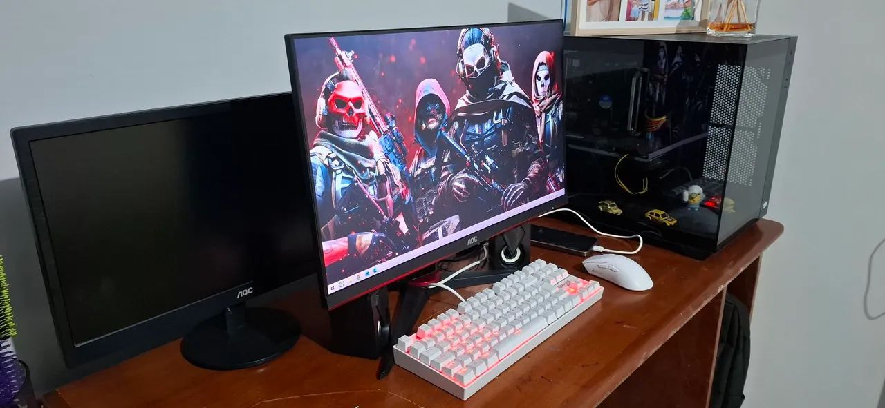 Pc gamer completo com volante e pedais  - Foto 2