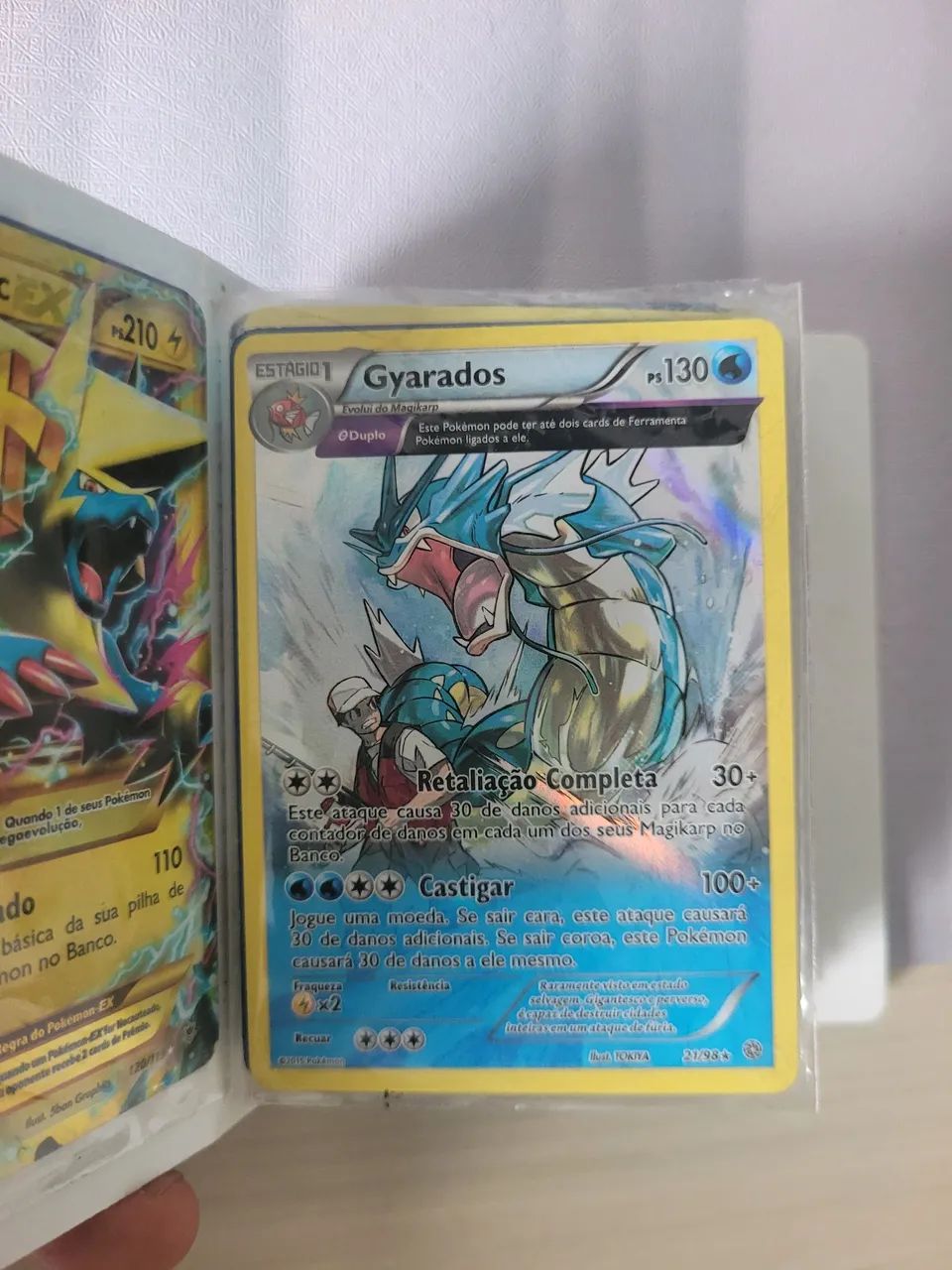 Card Pokémon Gyarados- Foil e Comum