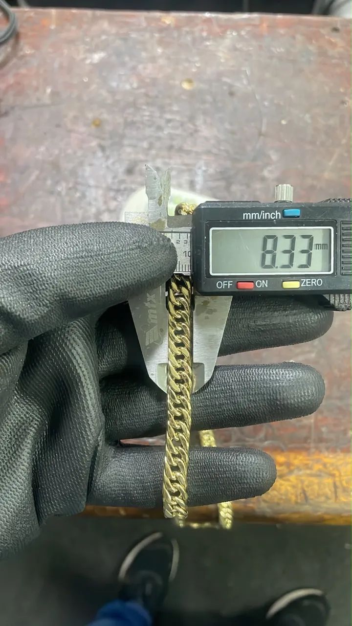 Corrente groumet ouro 18k