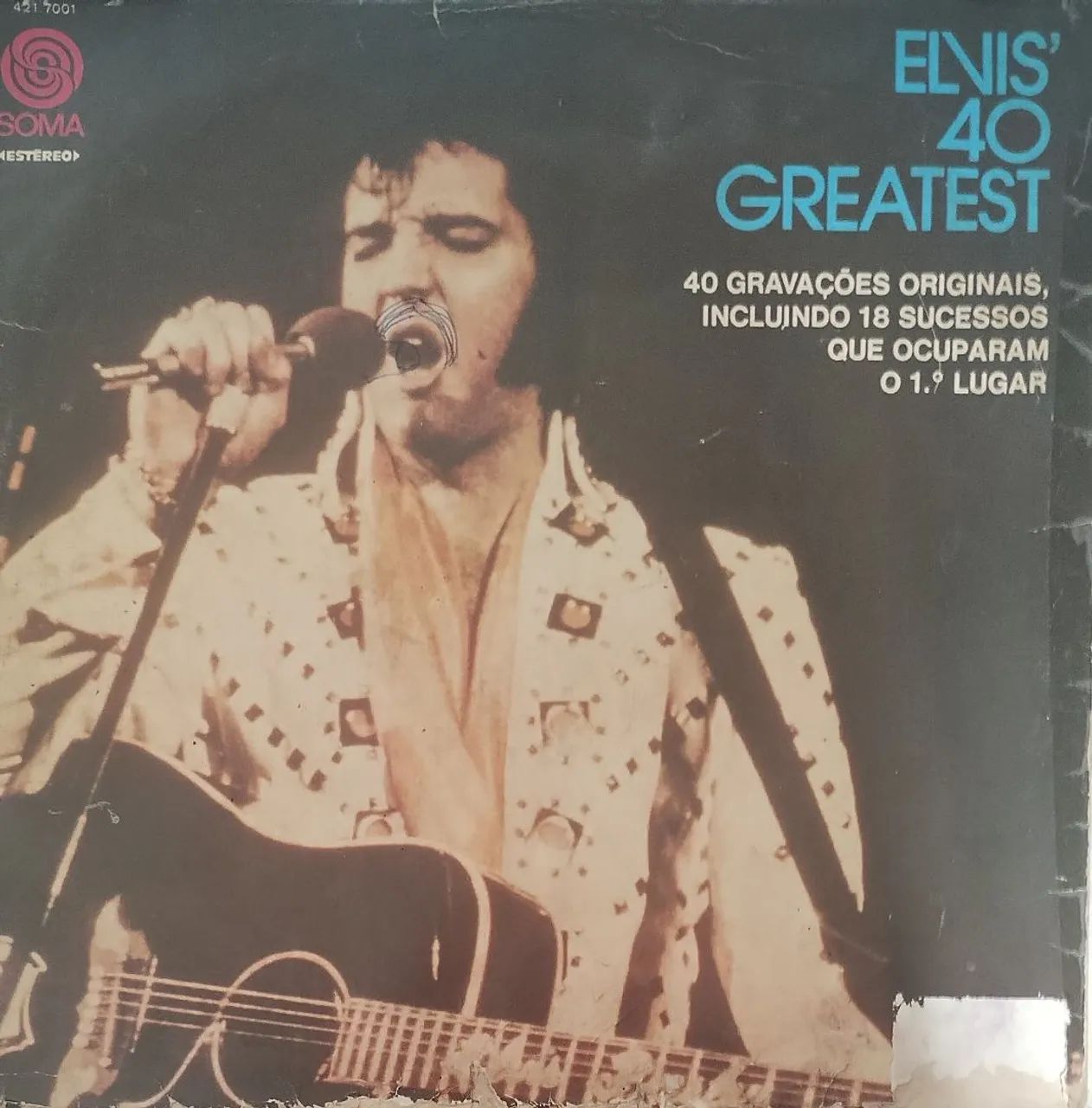 Disco de vinil Elvis 40 greatest