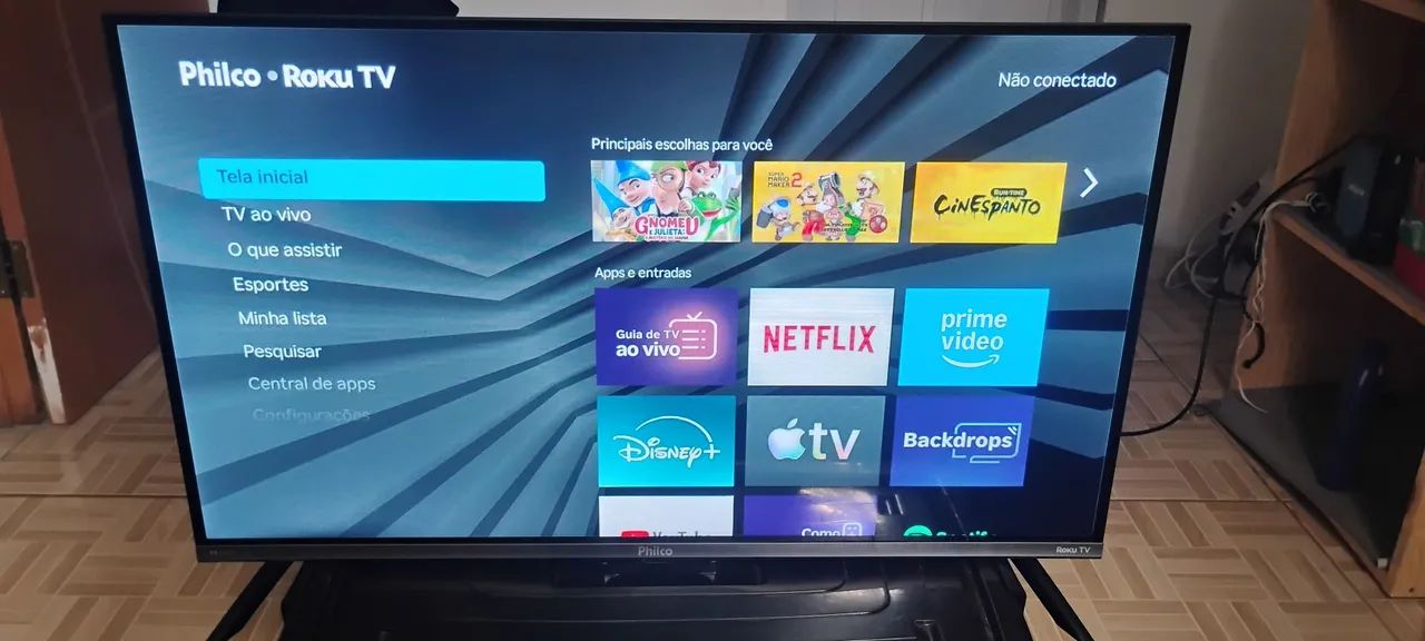 Televisão Philco Roku smart 32 polegadas Nova - Foto 3