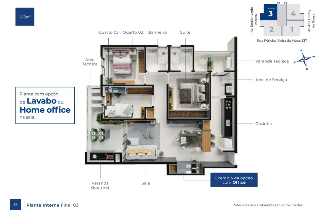PLANTA 107m²