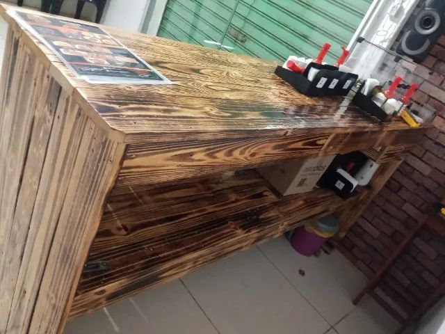 Vende se balcão rústico 2x51 cm - Foto 2