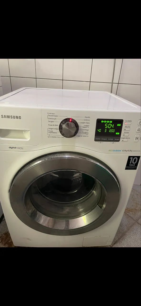 Máquina lava e seca Samsung ecobubble digital inverter  - Foto 4
