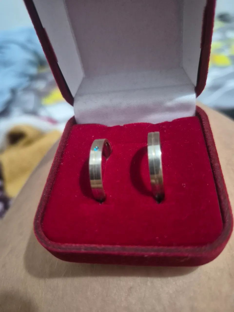 Vendo par de alianças prata 925 - Foto 4