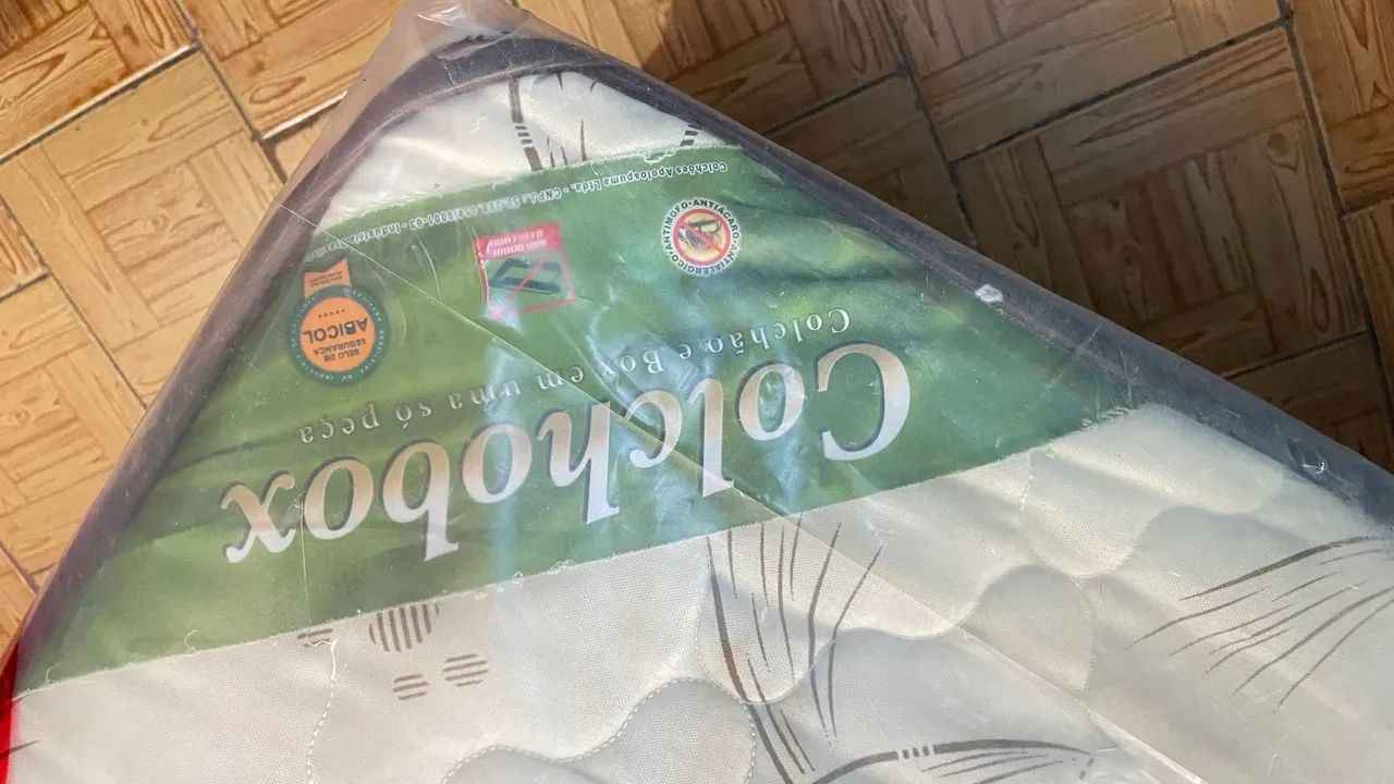 Colchobox de Molas Solteiro 88x188 cm + Pés | Excelente Estado - Foto 5
