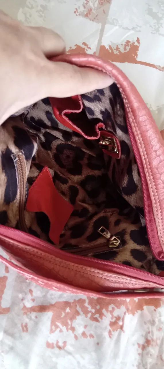 Bolsa couro legítimo ,Luz da lua. - Foto 3