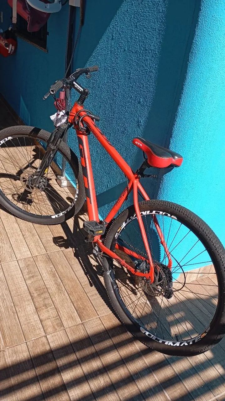 Bicicleta aro 29 vermelha Gta - Foto 3