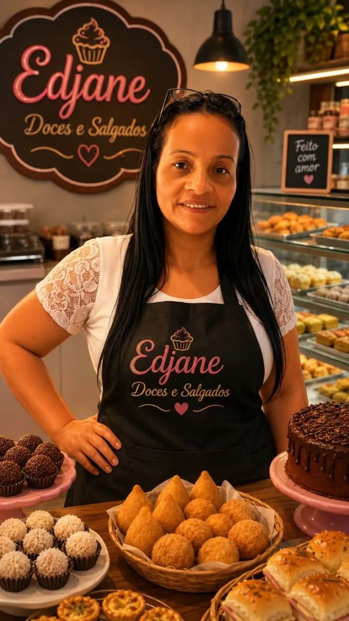 Trabalho com doces e salgados bolo torta etc