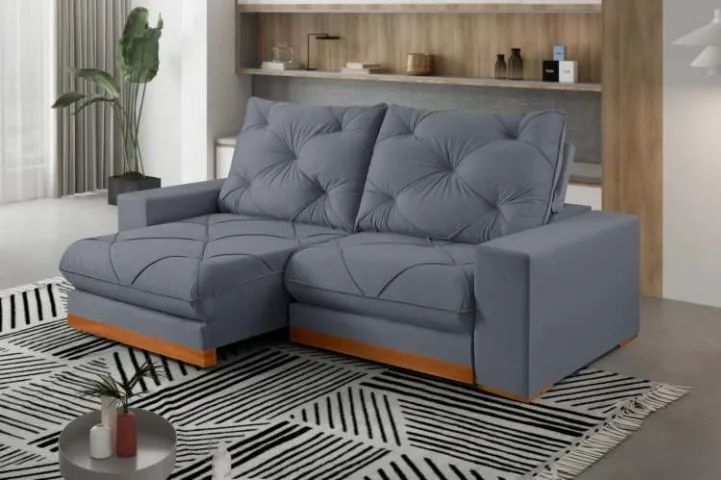 Sofá Retrátil e Reclinável Buzios 2.50m  Produto Novo!  Pronta Entrega! - Foto 3