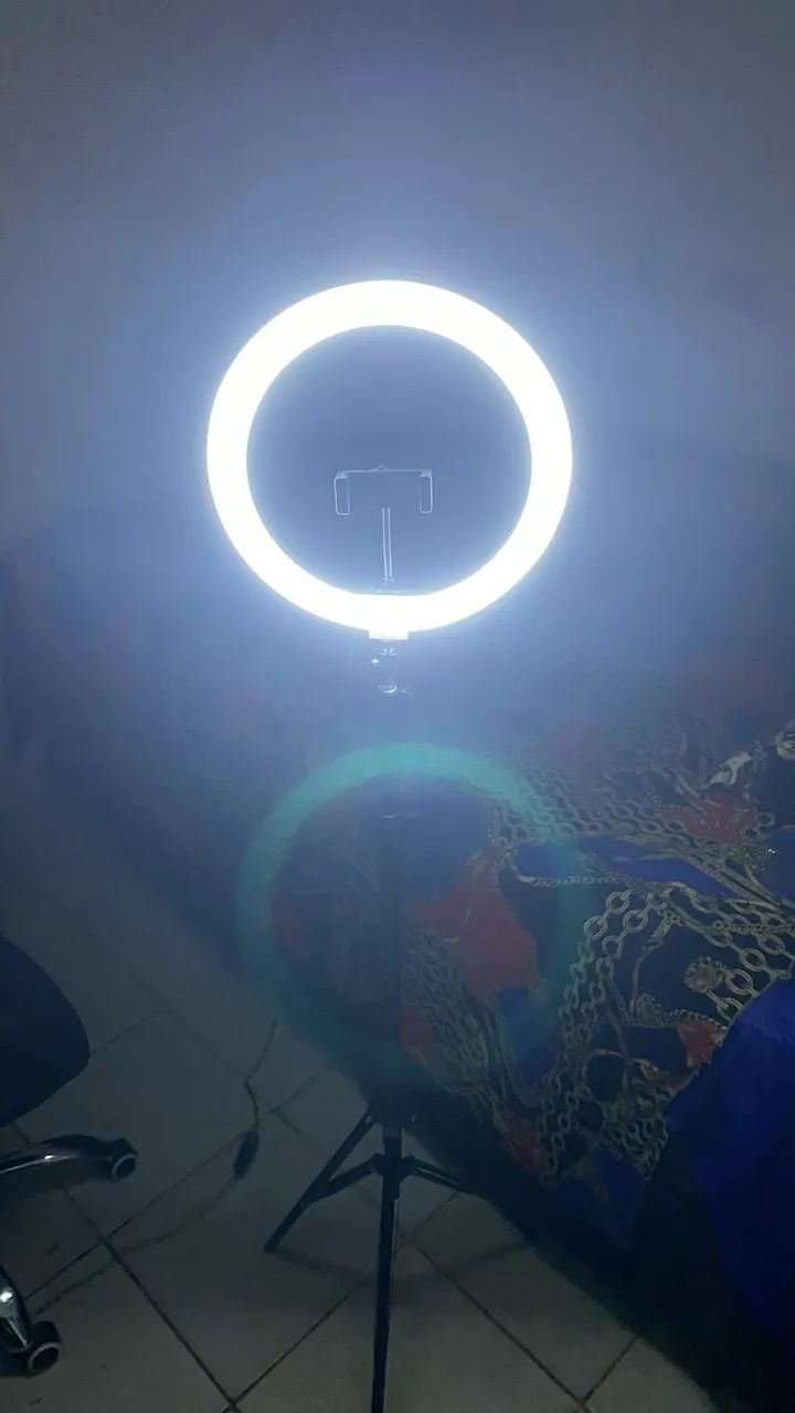 Ring light led premium com tripé - Foto 3