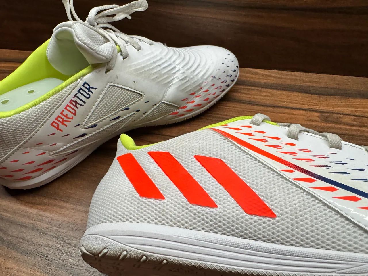 Chuteira Futsal Adidas Predator Edge 22.4 Branca - Calçados