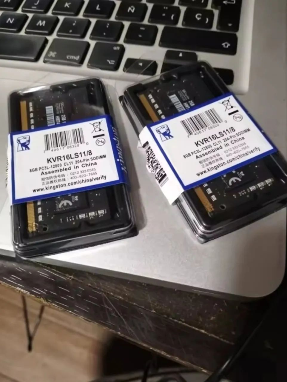 Memória RAM Kingston 8GB DDR3 para Notebook 1333 MHz - Foto 2