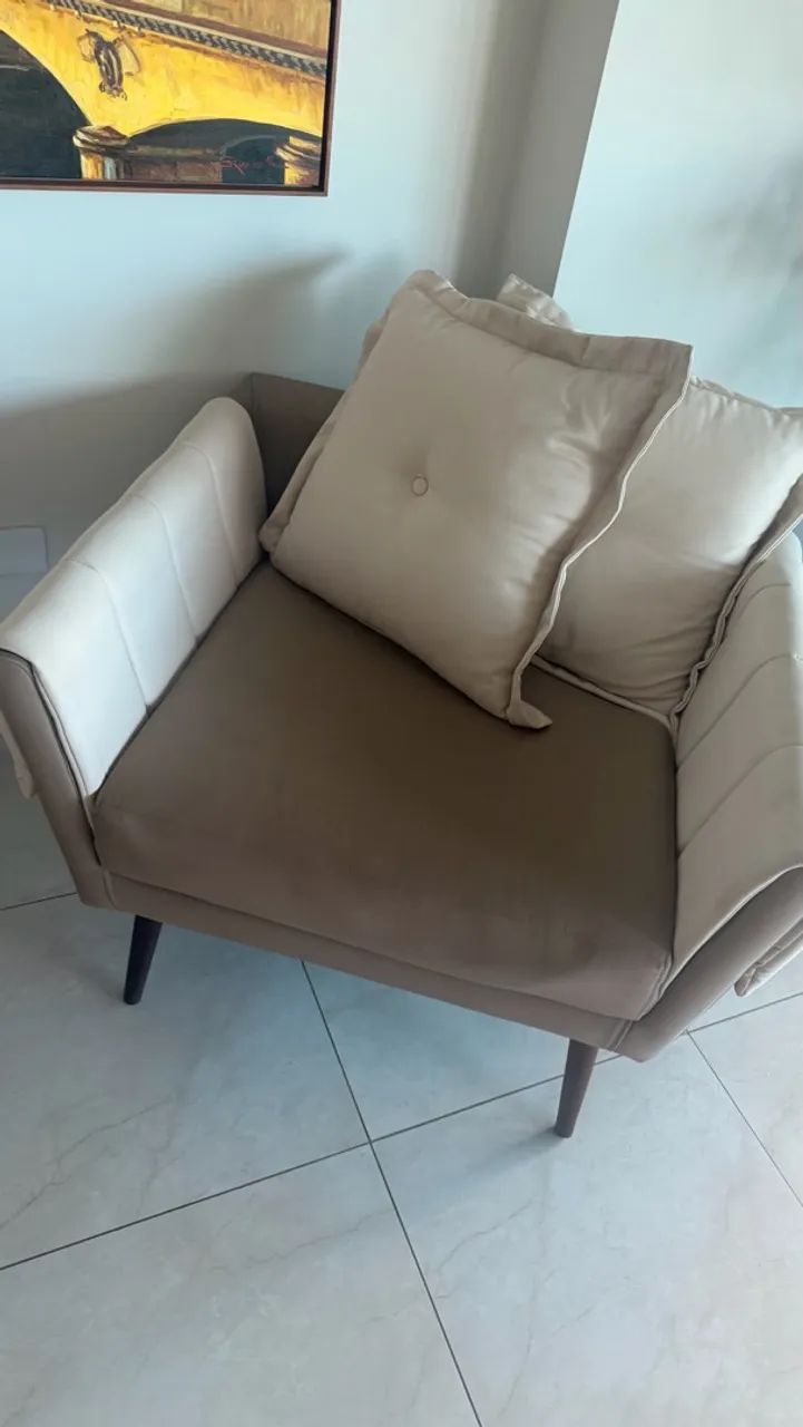 Conjunto poltrona namoradeira  - Foto 3
