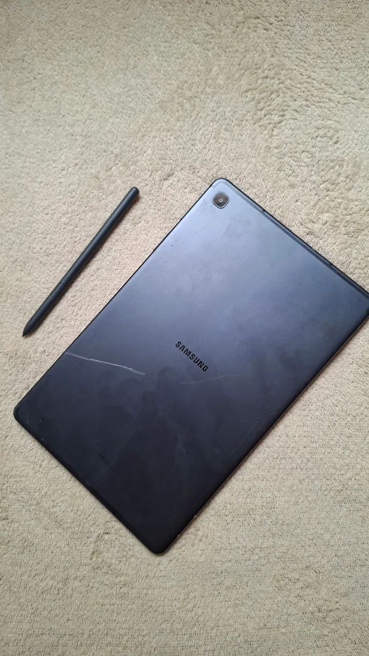Tablet Samsung S6 com a tela trincada