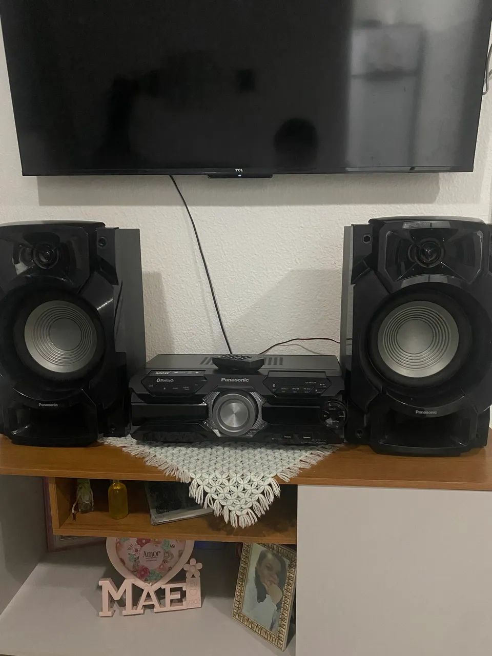 SOM PANASONIC COMPLETO COM DEFEITO