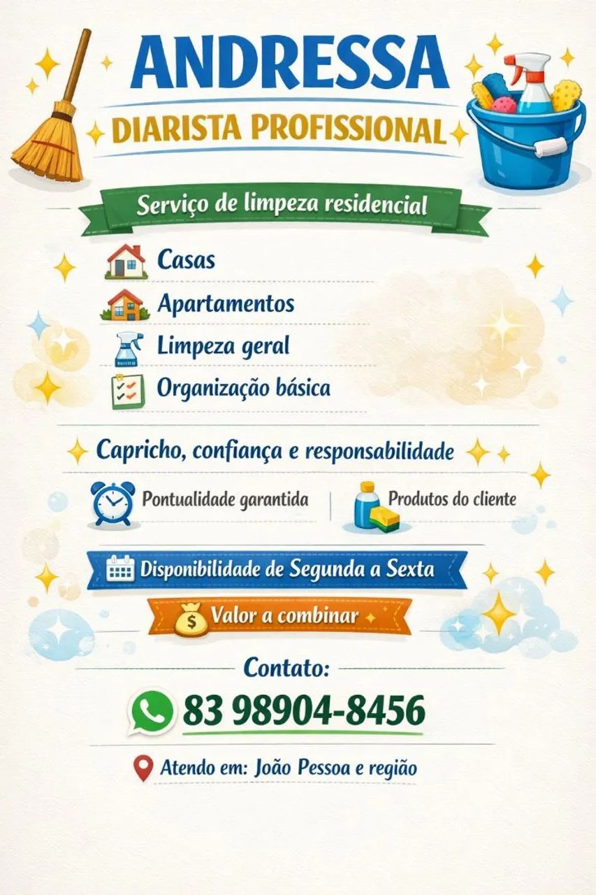 Faxina com excelência 