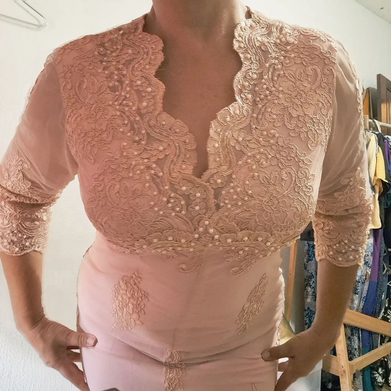 Vestido de madrinha tamanho G  - Foto 3