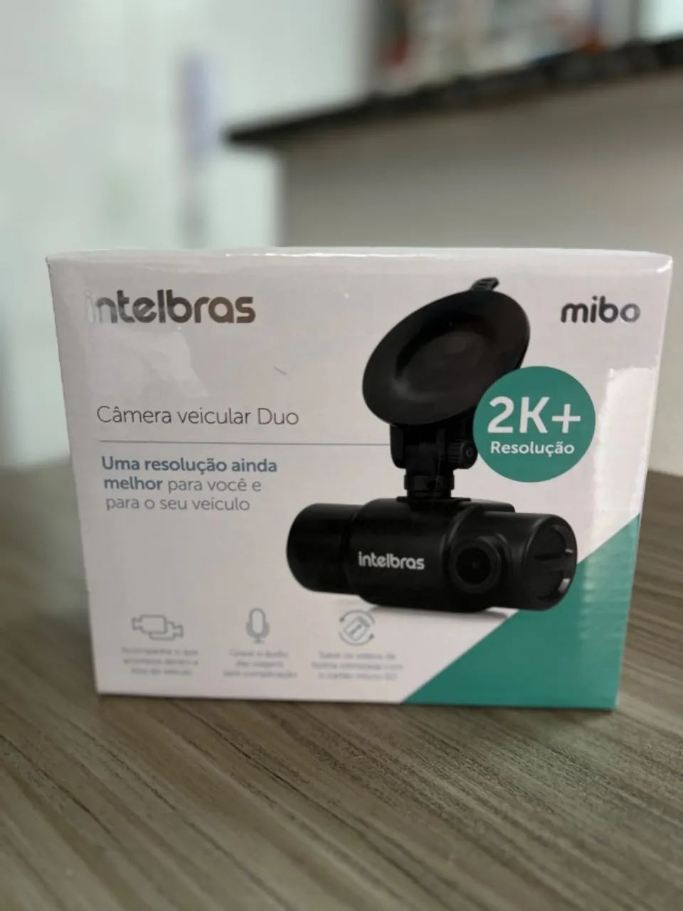 CÂMERA VEICULAR INTELBRAS DUO 2K+ NOVA LACRADA - Foto 5