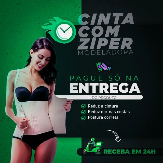 Cinta Colete Modeladora - NOVA