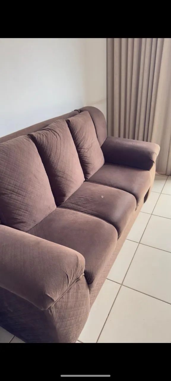 Sofá 2 e 3 lugares + Rack de TV ? - Foto 3