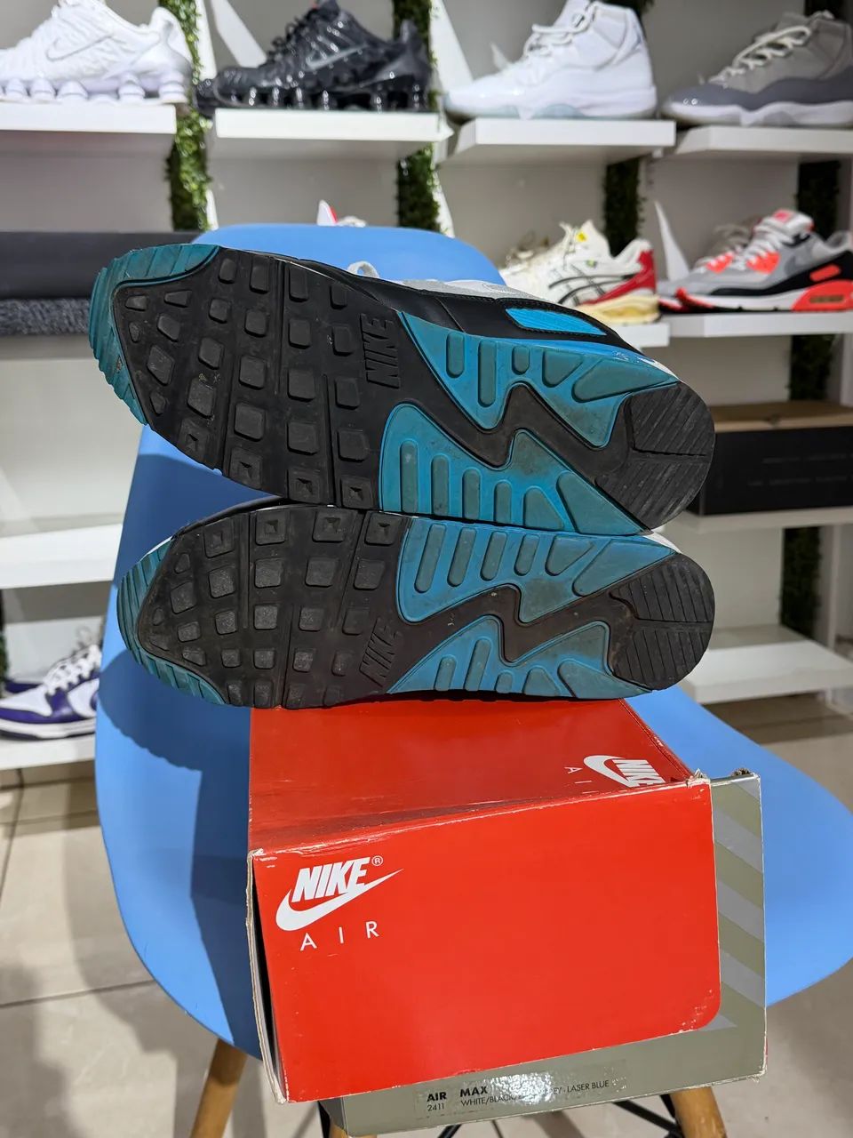 Air max 90 laser blue  - Foto 5