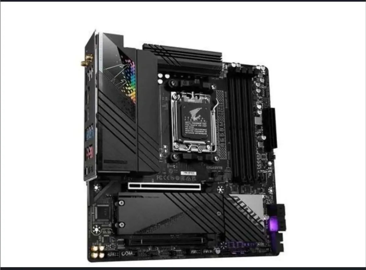 Placa-mãe Gigabyte B650M AORUS PRO AX (Micro-ATX) - AM5 - Foto 2