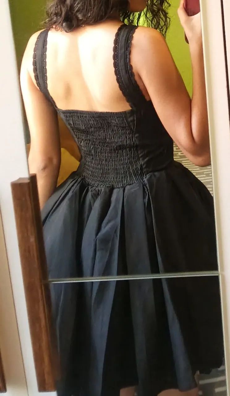 Vestido festa de tule preto - Foto 3