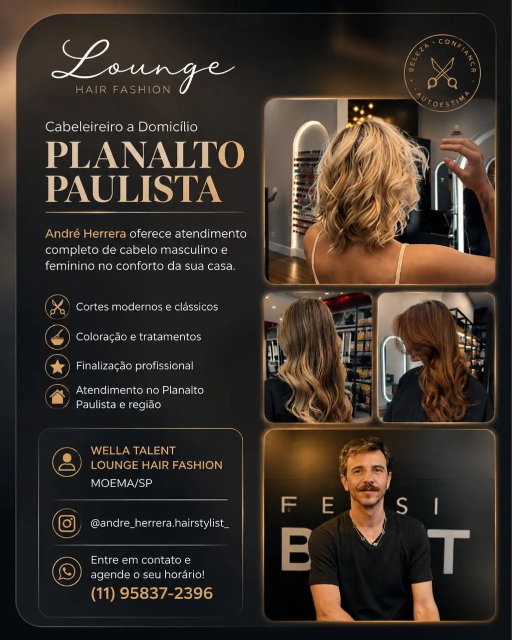 CABELEIREIRO E VISAGISTA A DOMICÍLIO 