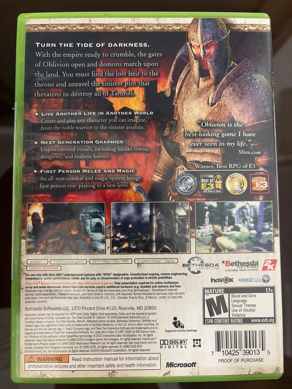 Xbox 360 The Elder Scrolls IV Oblivion - Foto 2