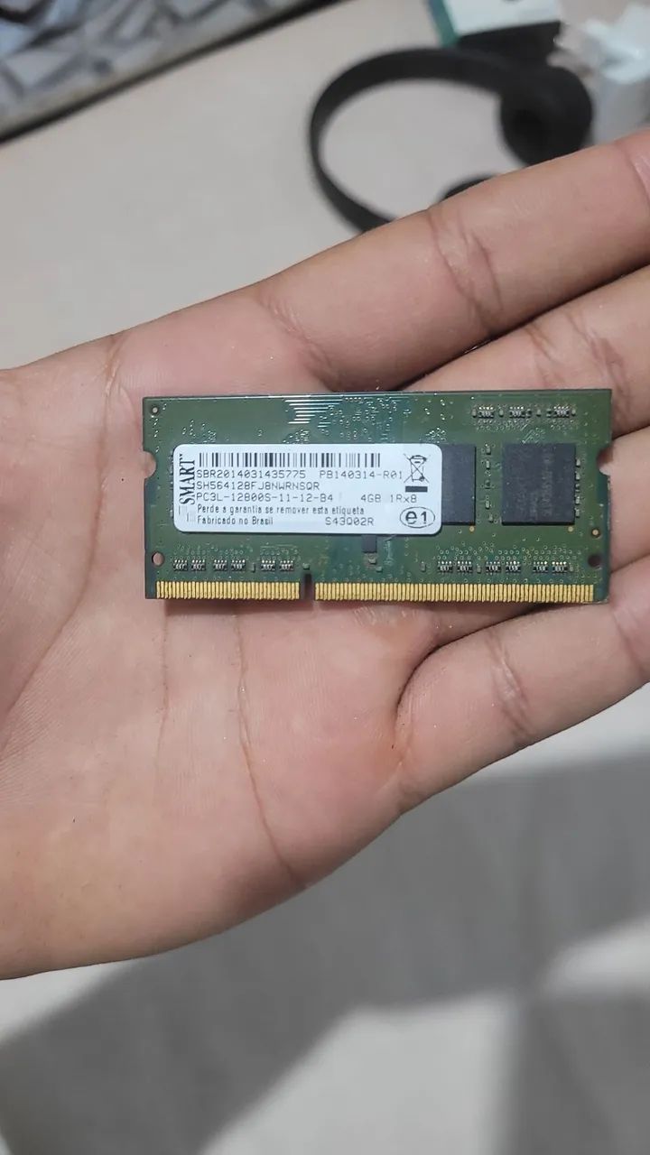 Memória RAM ddr3 4gb notebook
