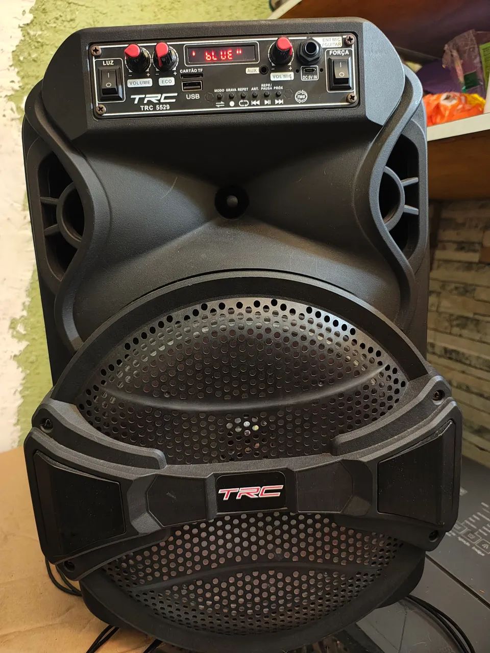 Caixa de Som Amplificada TRC 5529 Bluetooth 290W LED - - Foto 3