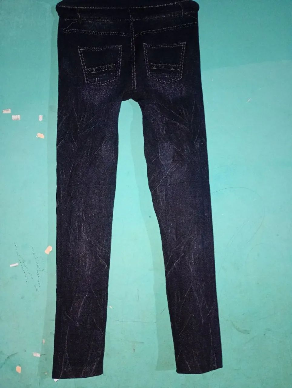 Calça legging elástica super flexível e resistente /para esportes ,dia a dia , e academias - Foto 5