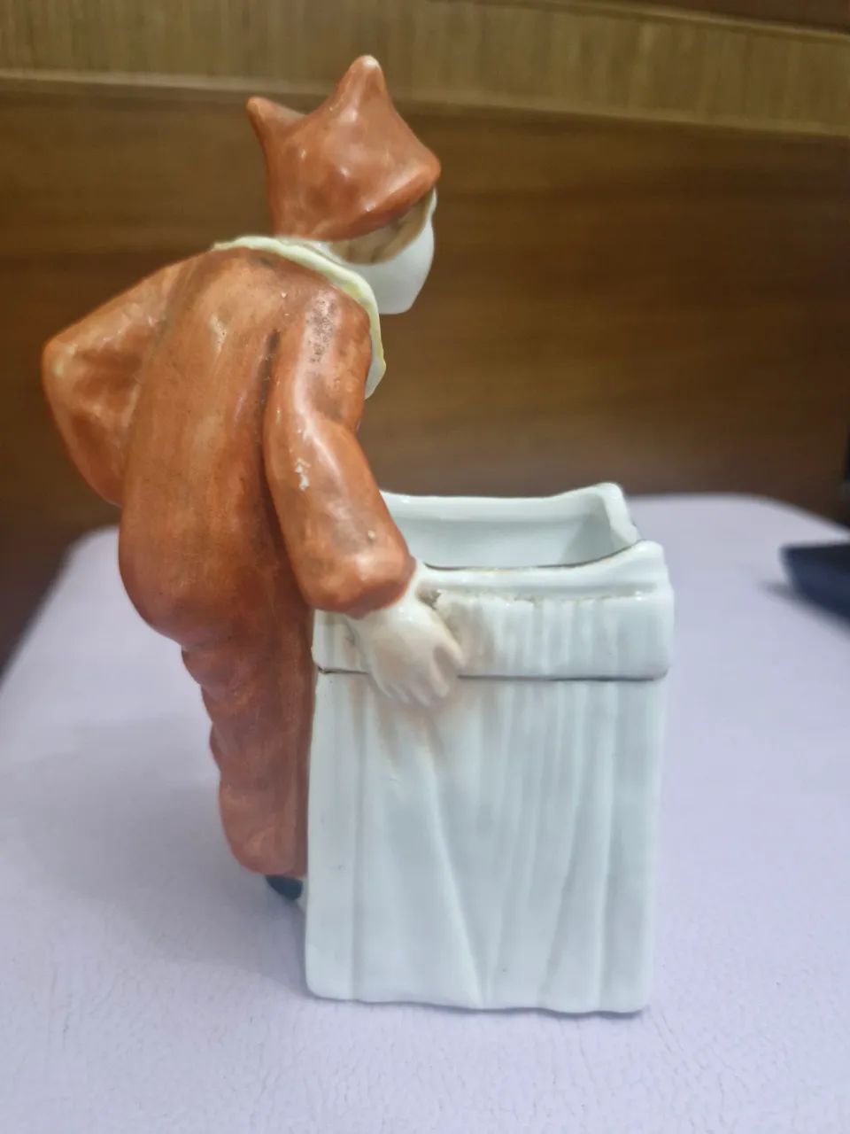 Decoração vintage - linda peça porcelana antiguidade - importada  - Foto 4
