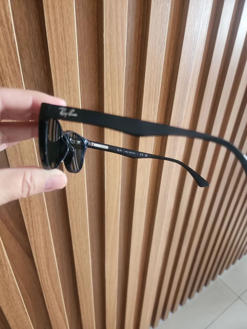 Óculos Ray-Ban Original Wayfarer Ease RB4140 - Preto - Foto 4