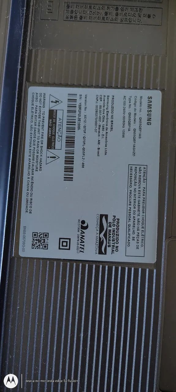 VENDO TV SAMSUNG SEMI NOVA  55 POLEGADAS  - Foto 5