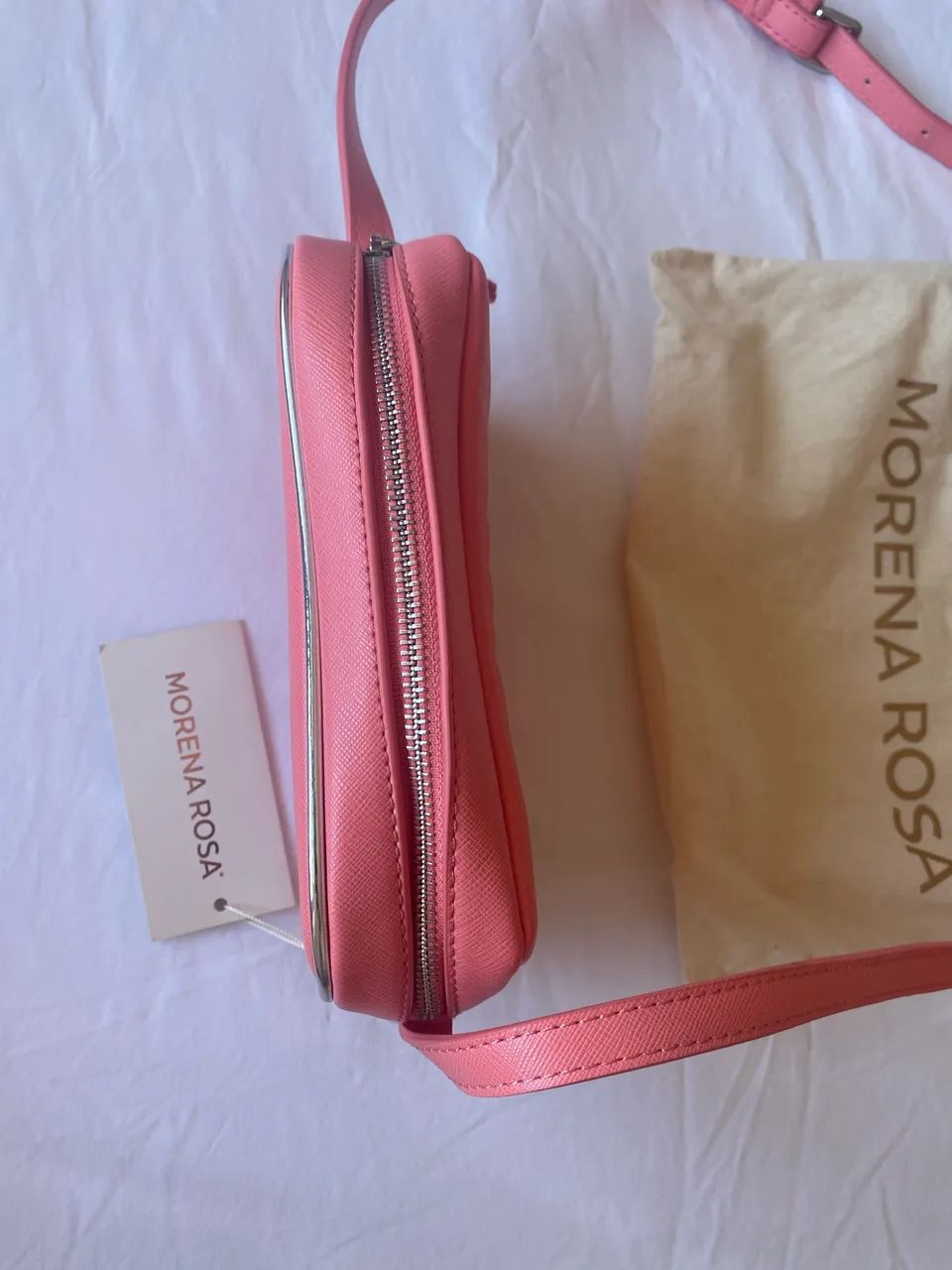 Bolsa pequena rosa Morena rosa - Foto 3