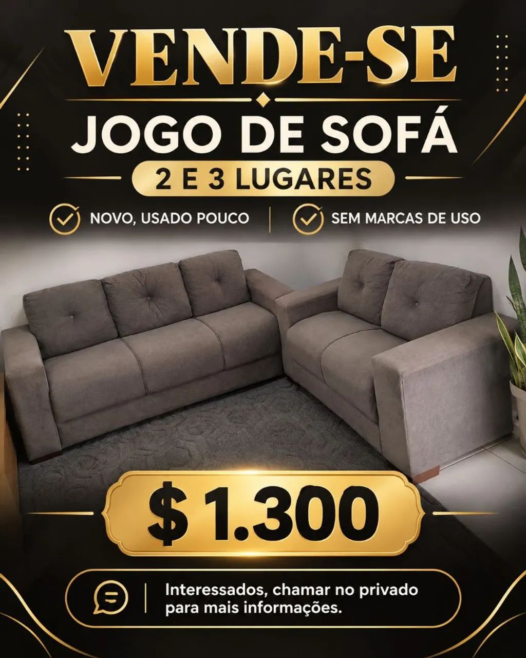 Sofá novo 