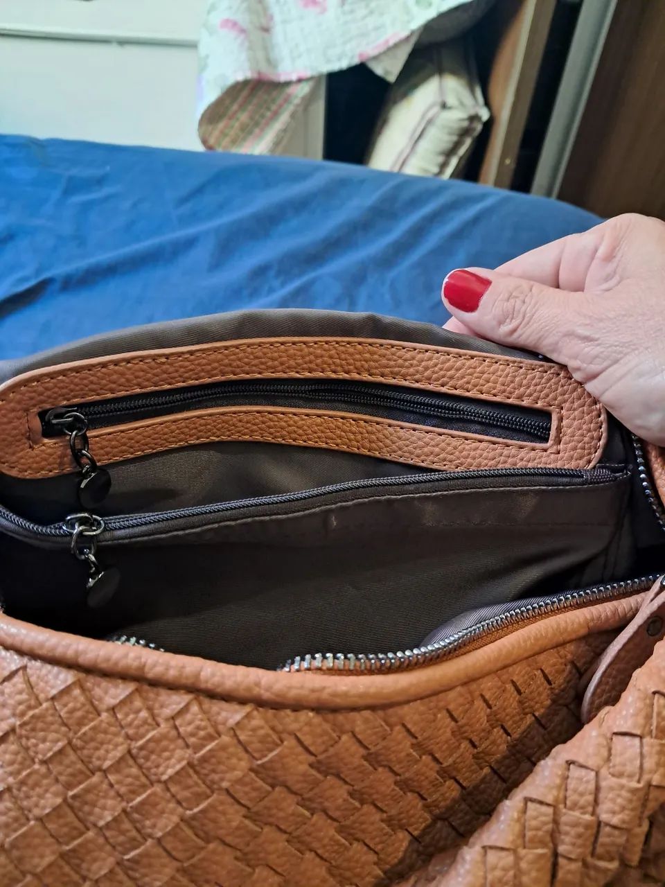 Bolsa couro  - Foto 4