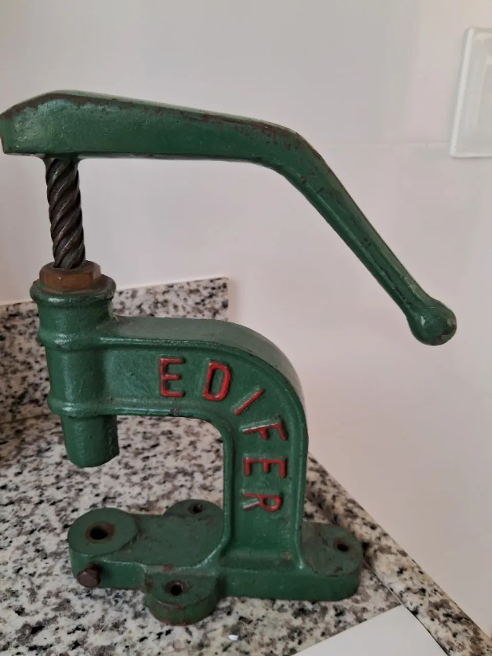Máquina Manual EDIFER N°10 p/ Pregar Botão Pressão + peças - Foto 3