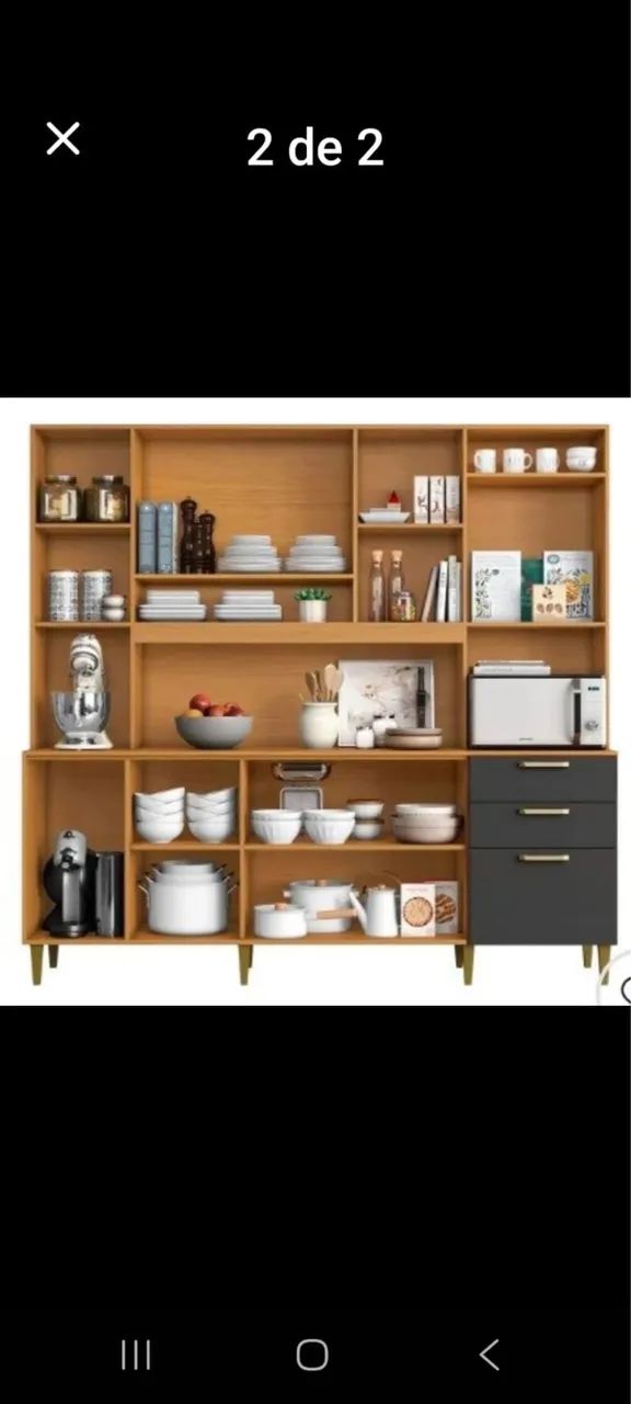Armário de Cozinha Estilo Moderno - Sofisticação e Funcionalidade no Seu Espaço!  - Foto 3
